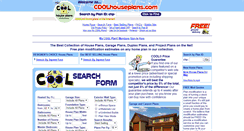 Desktop Screenshot of coolhouseplans.com
