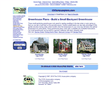 Tablet Screenshot of greenhouse.coolhouseplans.com