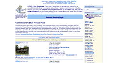 Desktop Screenshot of contemporary.coolhouseplans.com